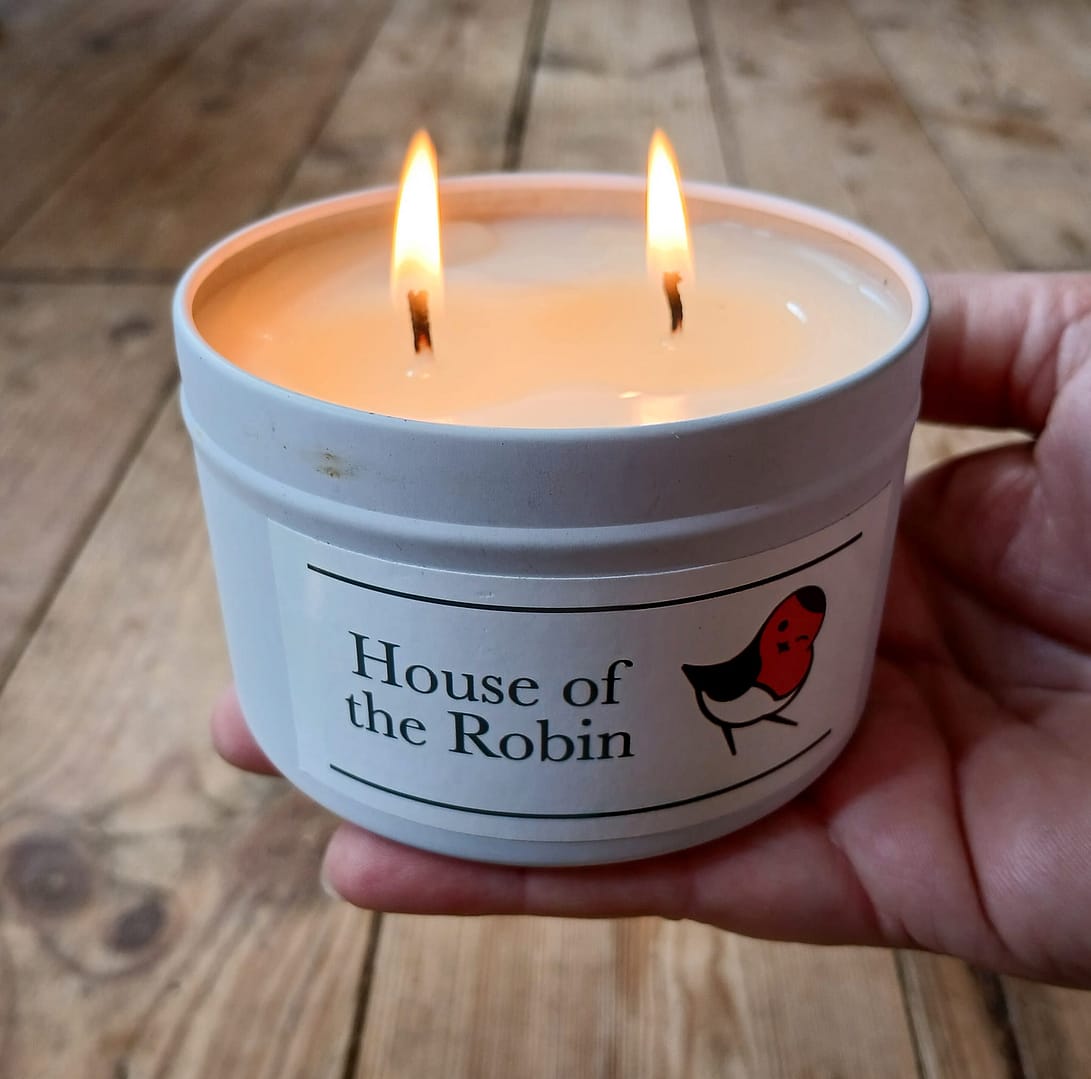 Moving a candle when lit