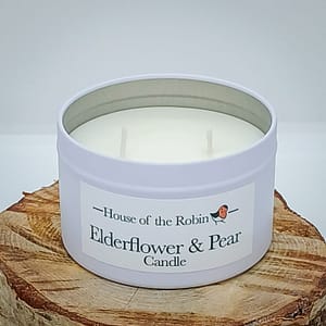 Elderflower and Pear Candle by House the Robin